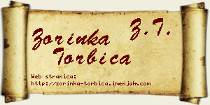 Zorinka Torbica vizit kartica